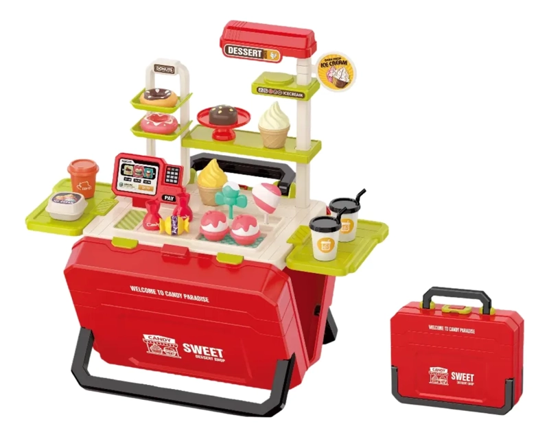 SET DE JUGUETE COCINA POSTRES PARA NIÑOS CON ACCESORIOS - 1