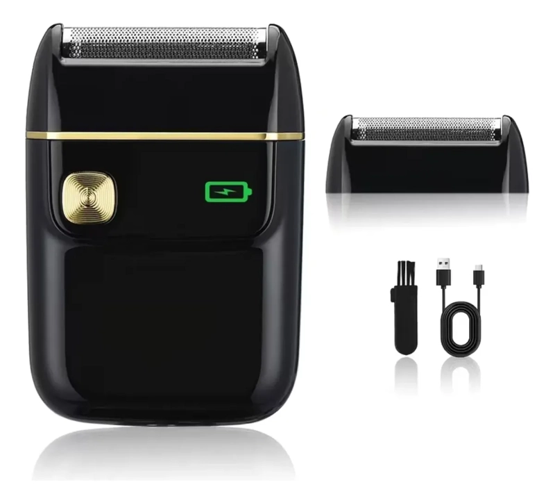 AFEITADORA RASURADORA BARBA ELE CTRICA SK-7066 RECARGABLE USB - 4