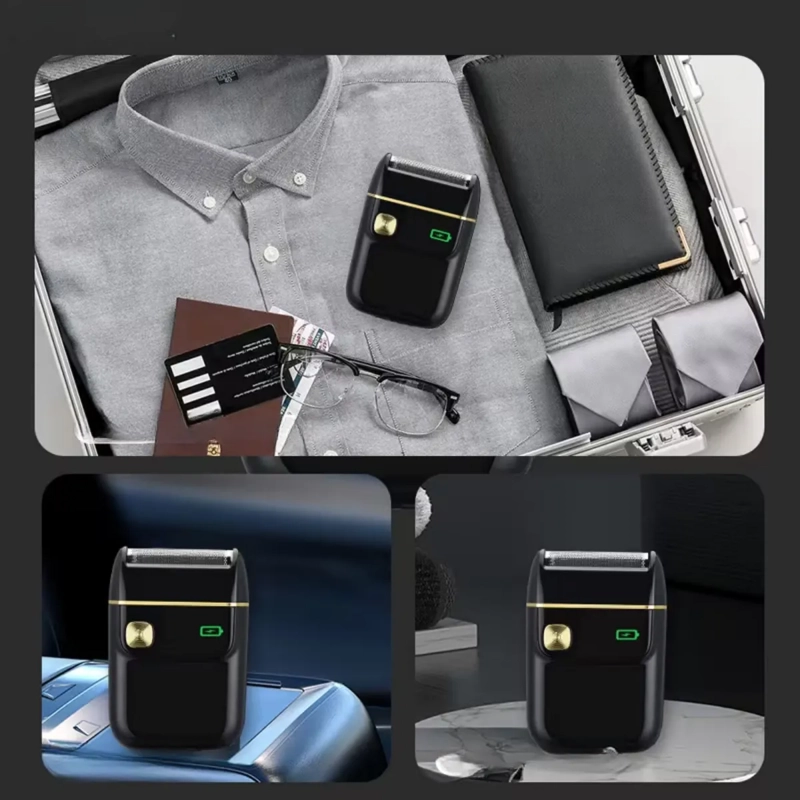 AFEITADORA RASURADORA BARBA ELE CTRICA SK-7066 RECARGABLE USB - 7