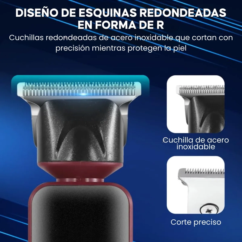 AFEITADORA HOMBRE 3EN1 RECARGABLE BARBA NARIZ SURKER SK-1200 - 4