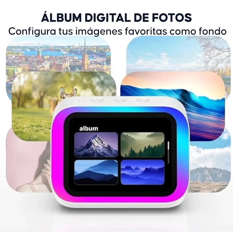 PARLANTE BLUETOOTH CON RELOJ DESPERTADOR PANTALLA DIGITAL - 2