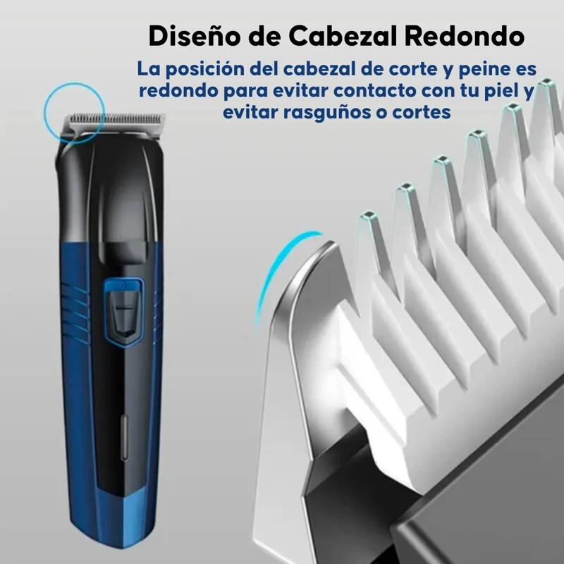 KIT DE AFEITADO HOMBRE PROFESIONAL 3 EN 1 RECARGABLE SK-6011 - 3