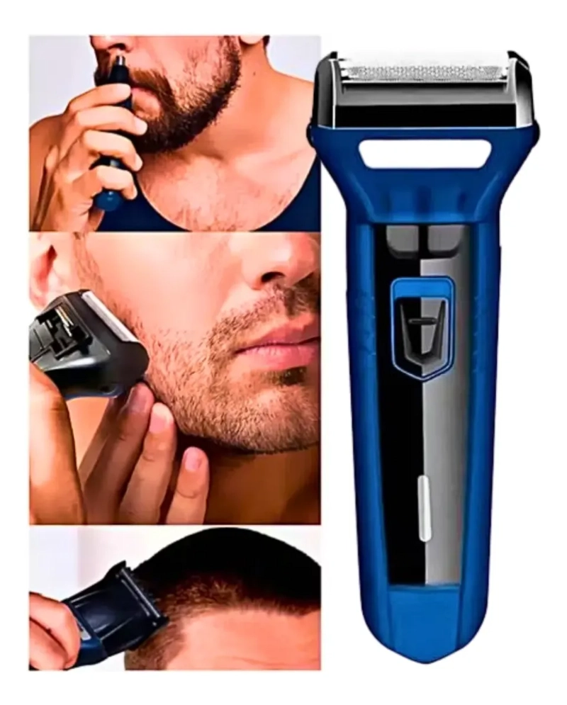 KIT DE AFEITADO HOMBRE PROFESIONAL 3 EN 1 RECARGABLE SK-6011 - 4