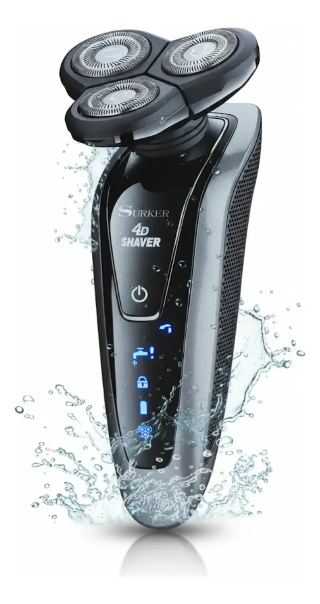 MAQUINA DE AFEITAR HOMBRE ROTATIVA GIRATORIA WATERPROOF 3007 - 1