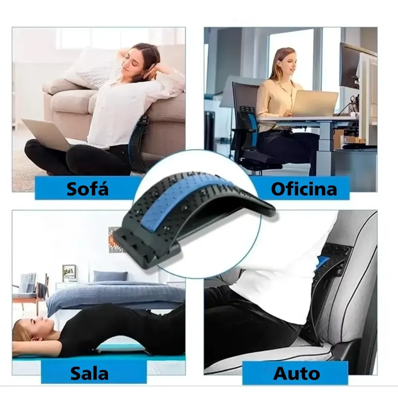 SOPORTE ESTIRADOR LUMBAR ESPALDA BAJA 3 NIVELES - 7
