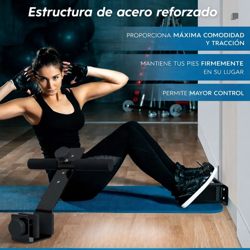 BARRA PARA ABDOMINALES AJUSTABLE PARA PUERTA PORTATIL - 5