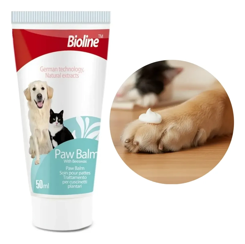 BALSAMO HIDRATANTE PATAS PERROS GATOS BIOLINE PAW BALM 50G - 1