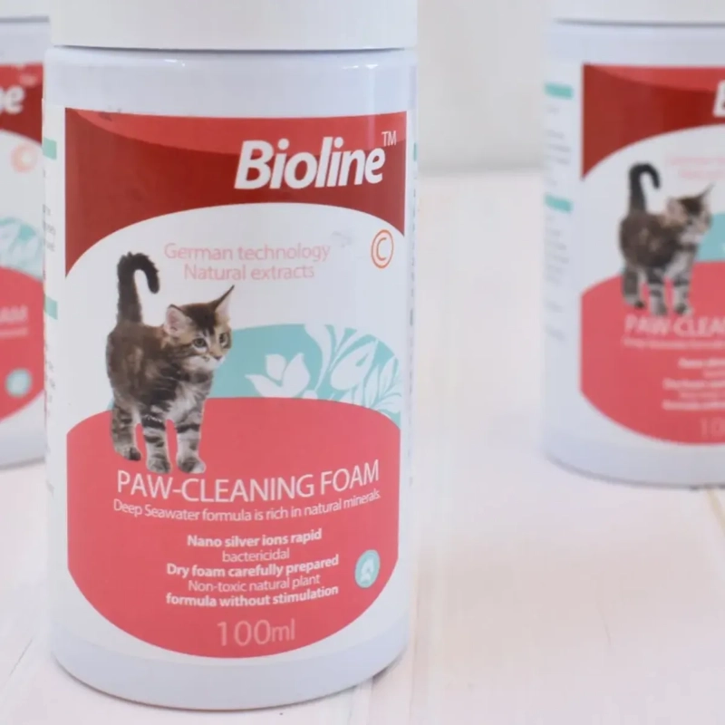 ESPUMA LIMPIA PATAS CON CEPILLO MASCOTAS PERRO GATO 100ML - 4