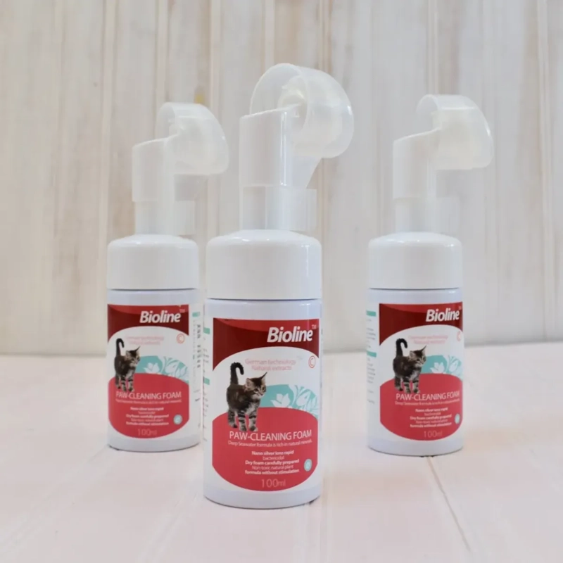 ESPUMA LIMPIA PATAS CON CEPILLO MASCOTAS PERRO GATO 100ML - 6
