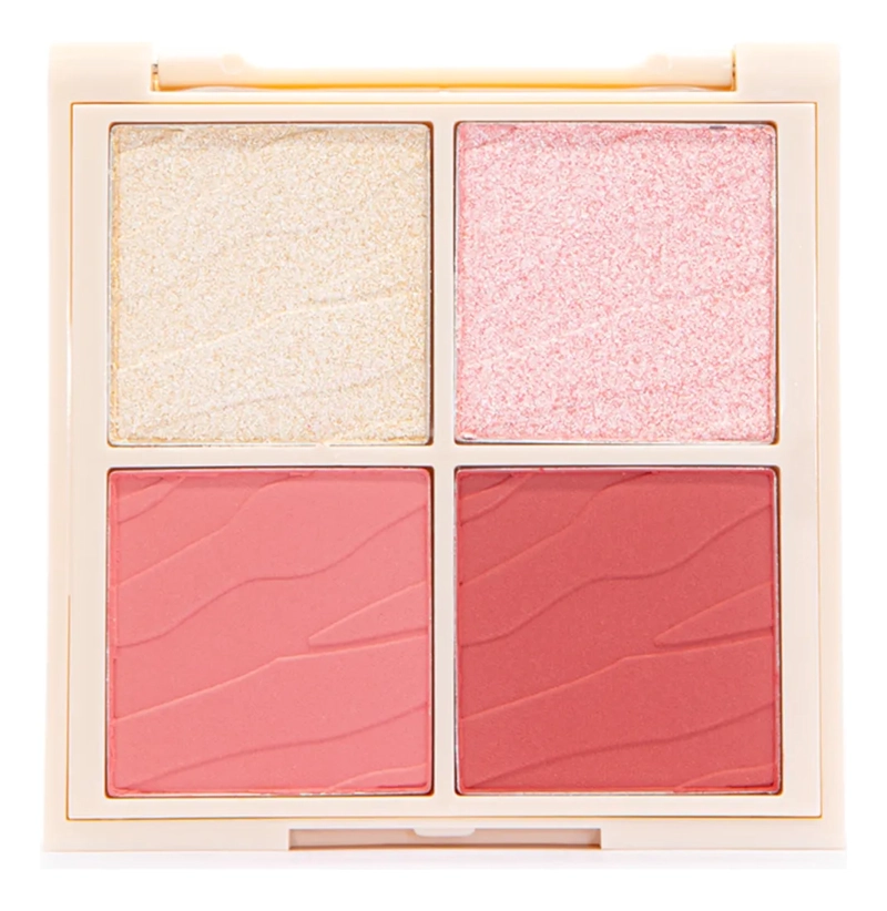 PALETA MAQUILLAJE FLAMENCO RUBOR E ILUMINADOR CHEEKY LOVE 8G - 2