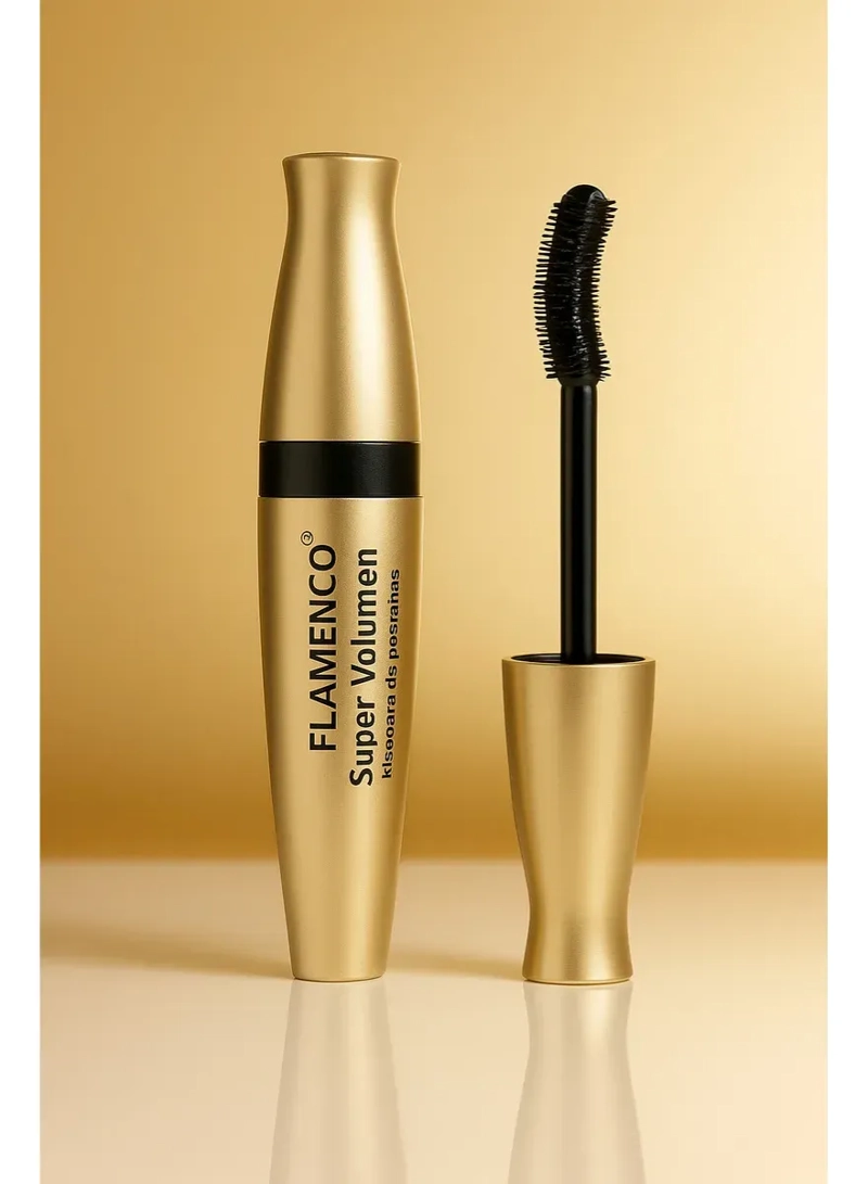 MASCARA DE PESTAÑAS FLAMENCO SUPER VOLUMEN EFECTO ALARGADOR - 7