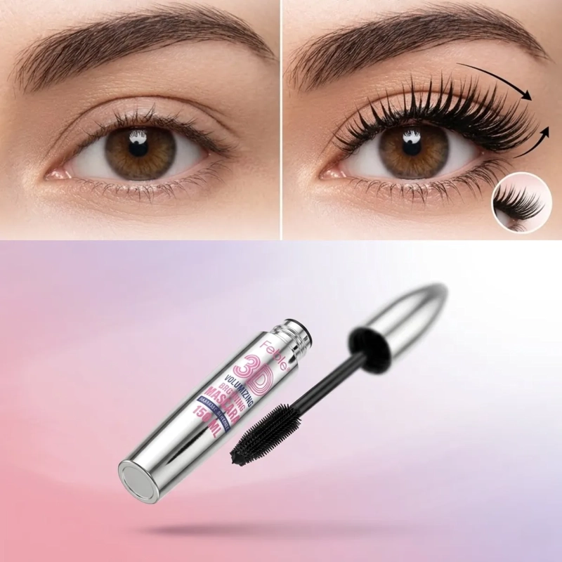 MASCARA PESTAÑAS FEBBLE 3D WATERPROOF EFECTO ENCRESPADO 24H - 4