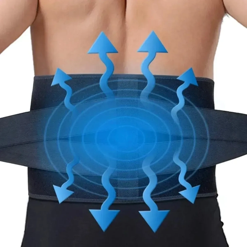 CINTURON COMPRESA LUMBAR TERAPIA FRIO CALOR AJUSTABLE - 4