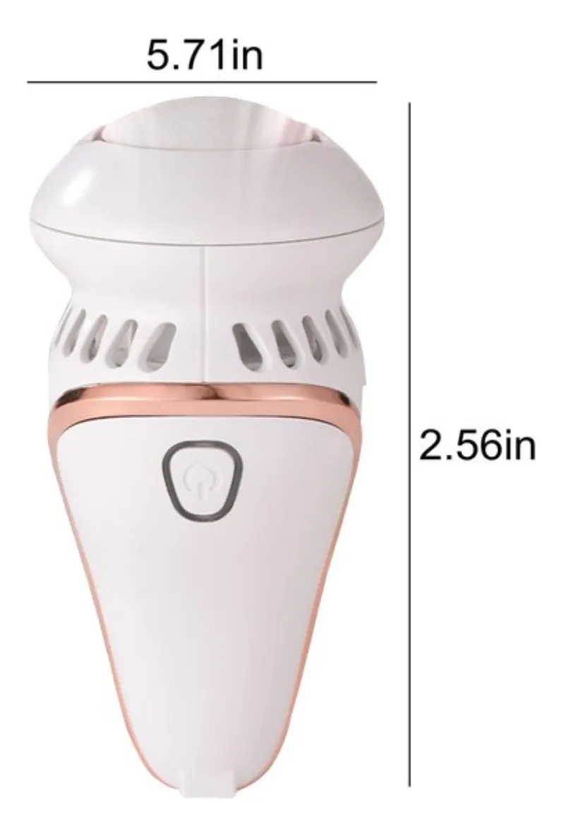 LIMA ELE CTRICA PARA CALLOS CON SUCCION DE RESIDUOS 2 EN 1 - 2