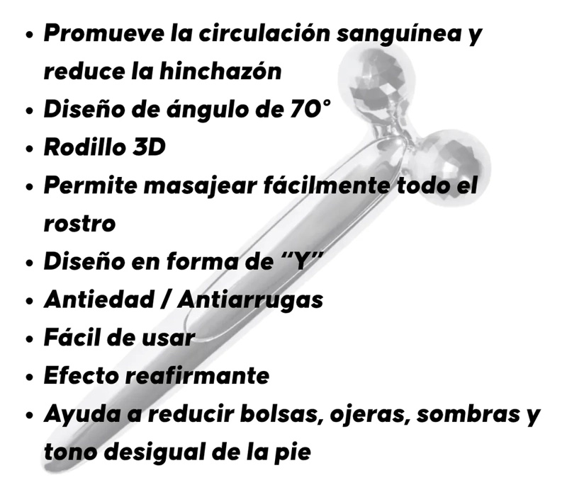 MASAJEADOR FACIAL CORPORAL 3D RODILLO REAFIRMANTE ANTIESTRE S - 2