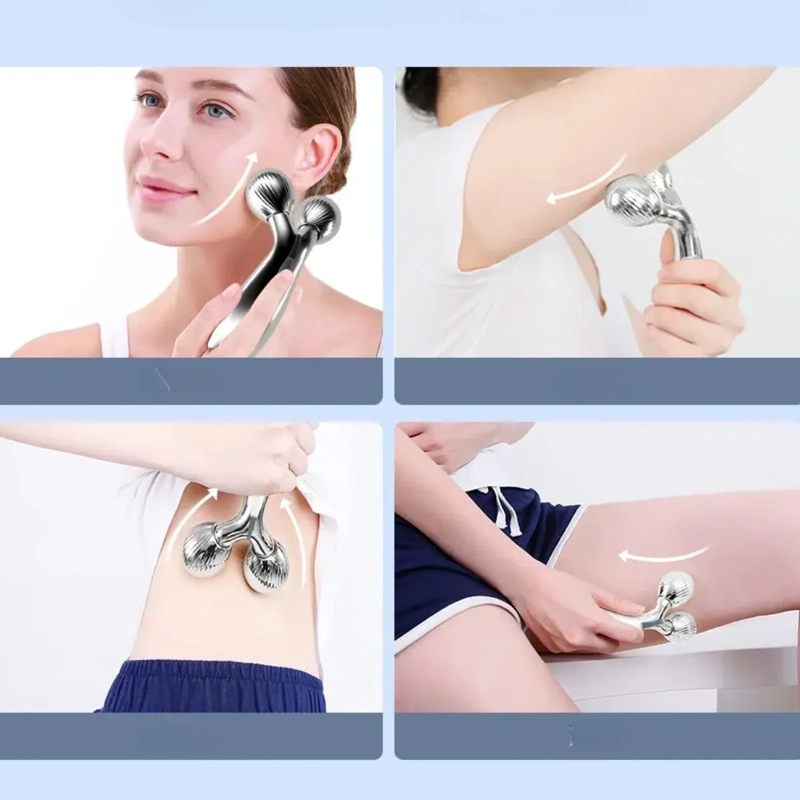 MASAJEADOR FACIAL CORPORAL 3D RODILLO REAFIRMANTE ANTIESTRE S - 5