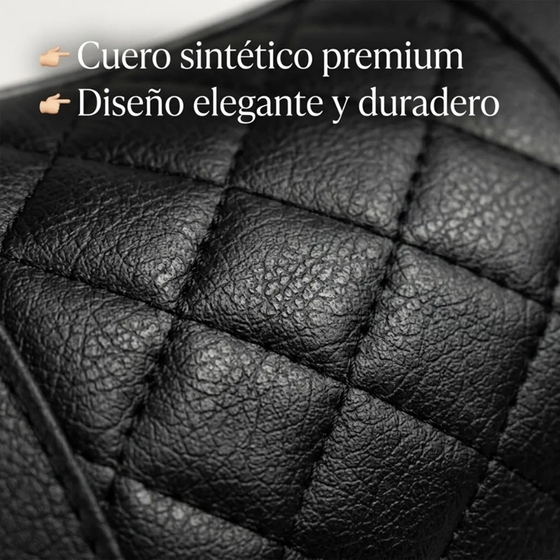 ALMOHADA COJIN APOYA CABEZA CERVICAL CUERO SINTE TICO AUTO - 6