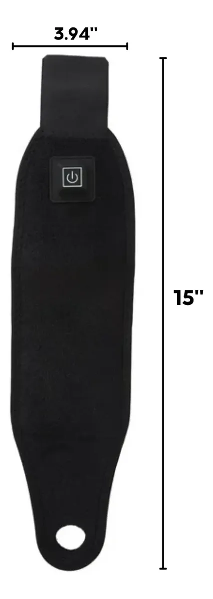 MUÑEQUERA TE RMICA ELE CTRICA COMPRESA CALOR AJUSTABLE USB - 4