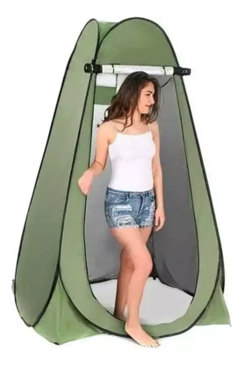 CARPA VERTICAL VESTIDOR PORTATIL PLEGABLE CAMPING PLAYA - 8