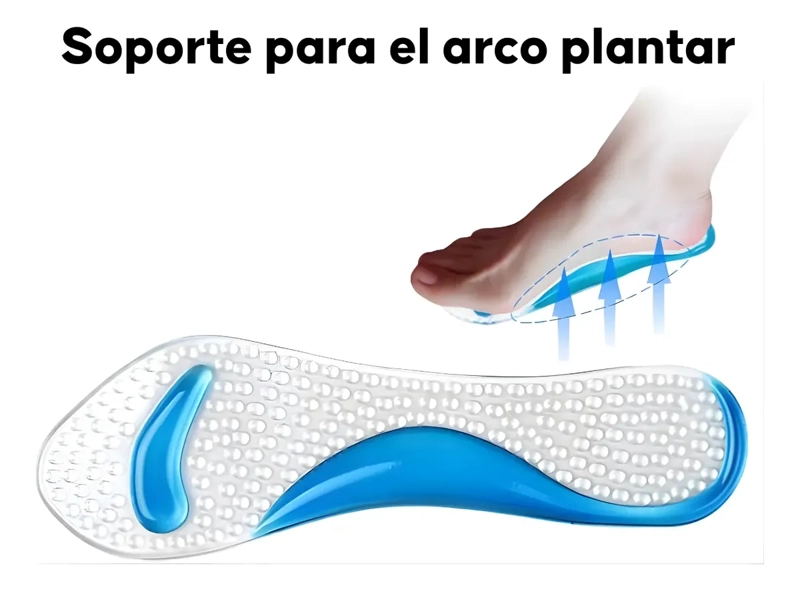 PLANTILLA DE SILICONA CON SOPORTE DE ARCO DEROYAL CONFORT - 4