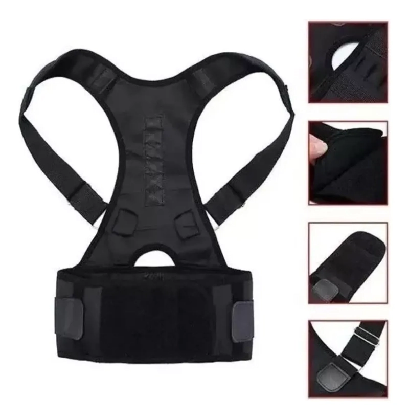 CORRECTOR DE POSTURA ESPALDA AJUSTABLE SOPORTE LUMBAR UNISEX - 6