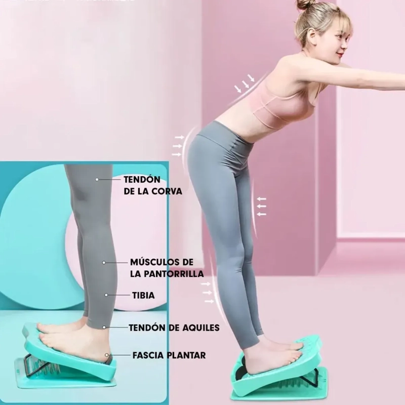 TABLA DE ESTIRAMIENTO FITNESS INCLINADA AJUSTABLE GYM CASA - 6