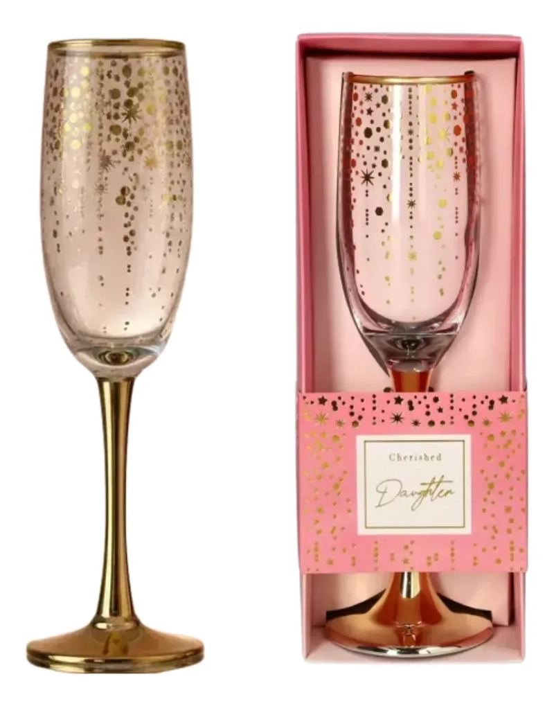 PACK 4 COPAS CHAMPAGNE ESPUMANTE DORADA REGALO BODA FIESTA - 1