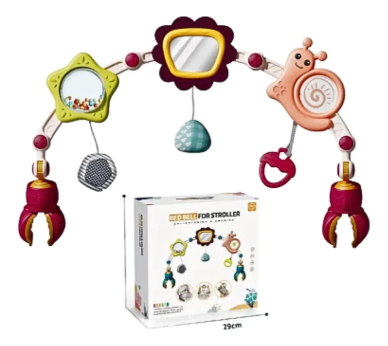 ARCO ACTIVIDADES ESTIMULACION PARA BEBE  SONIDOS COCHE O CUNA - 3
