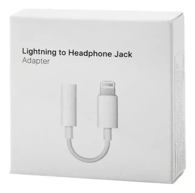 ADAPTADOR AURICULARES PARA IPHONE LIGHTING A 3.5MM COLOR BLANCO - 10