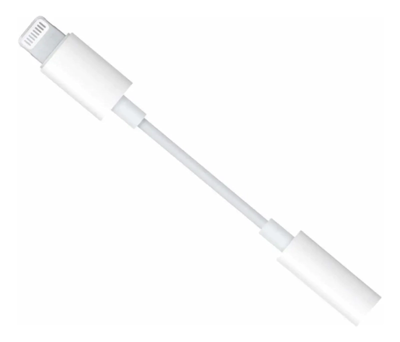 ADAPTADOR AURICULARES PARA IPHONE LIGHTING A 3.5MM COLOR BLANCO - 4