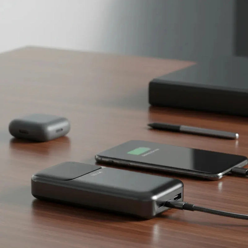 POWERBANK IRM 20000MAH CARGADOR RAPIDO 10W USB TIPO C NEGRO - 6