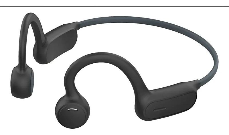AUDIFONOS INALAMBRICOS AKS DE CONDUCCION OSEA PARA DEPORTES CON MICROFONO NEGRO - 5
