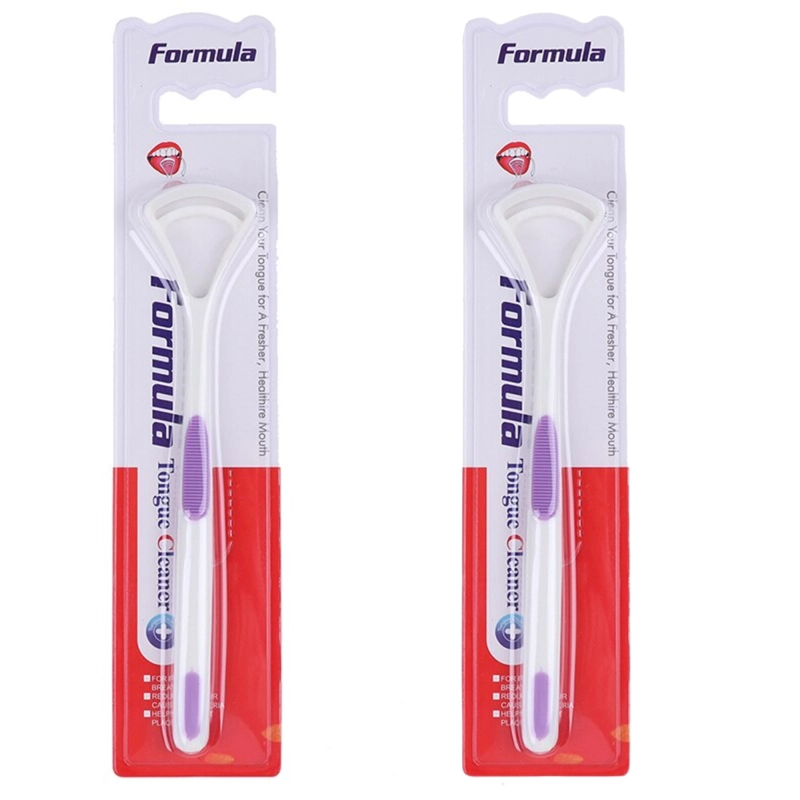 LIMPIADOR RASPADOR DE LENGUA HIGIENE BUCAL ALIENTO FRESCO - 3