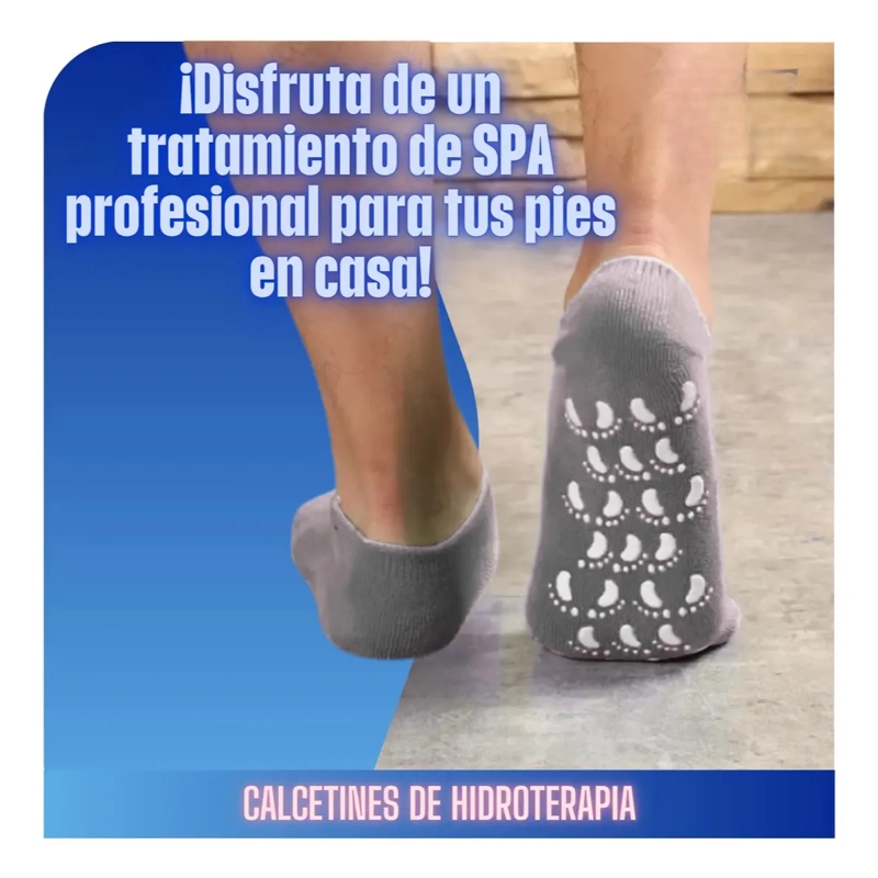 PAR CALCETINES MEDIAS DE GEL HUMECTANTE ANTIRROZADURAS - 5