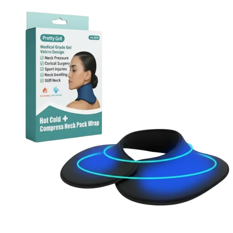 COMPRESA GEL CUELLO CERVICAL ALIVIO DOLOR FRIO CALOR - 1