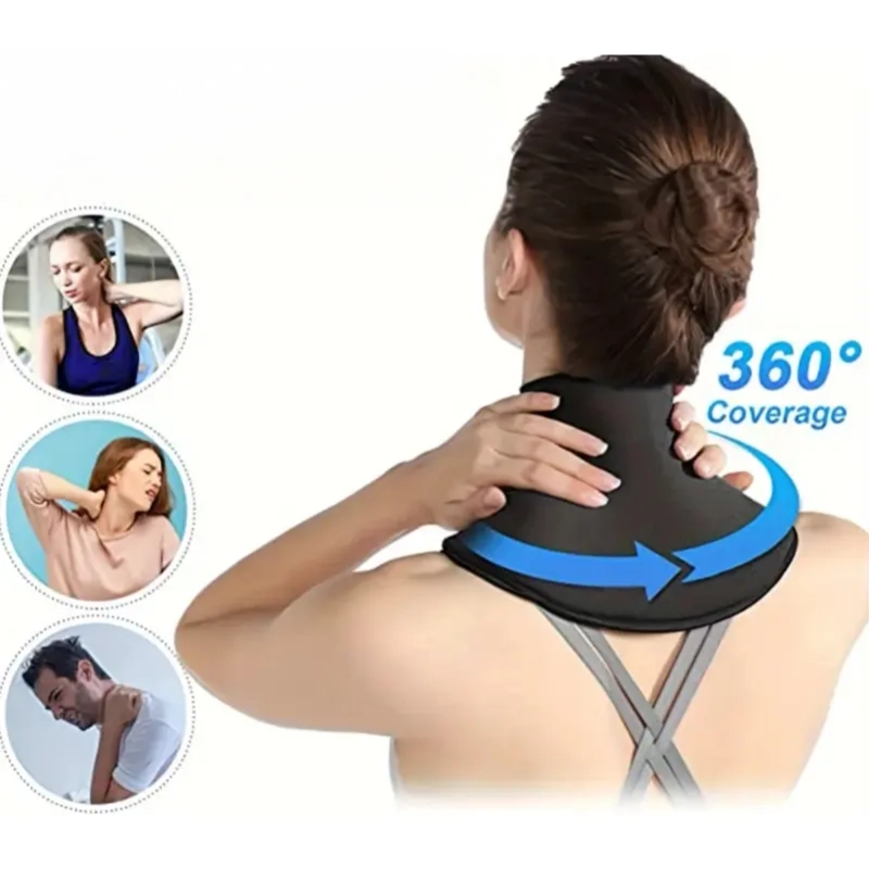 COMPRESA GEL CUELLO CERVICAL ALIVIO DOLOR FRIO CALOR - 3