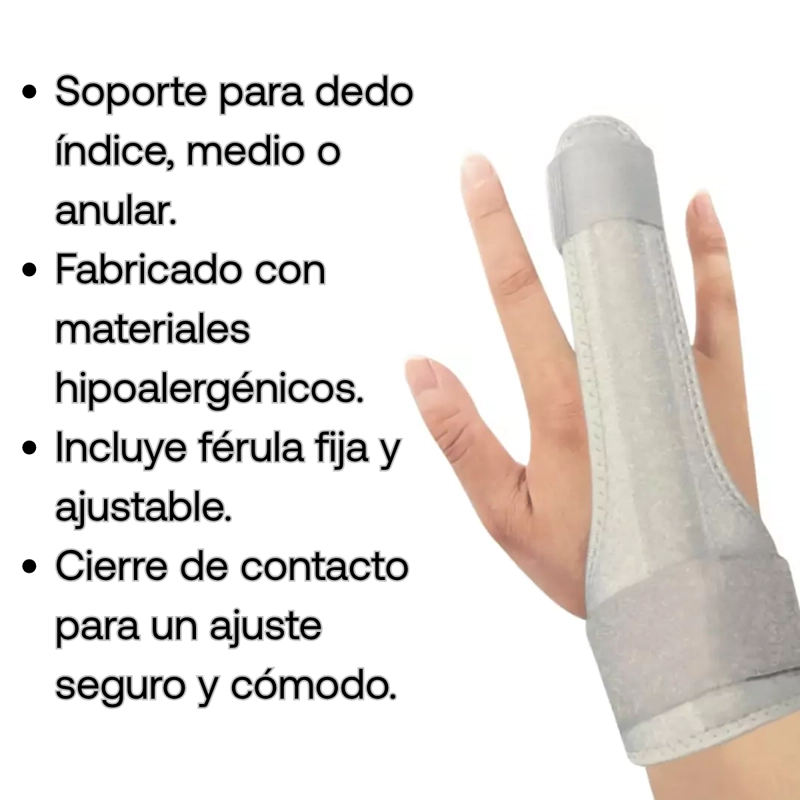 INMOVILIZADOR DE DEDO FE RULA ORTOPE DICA ESGUINCE FRACTURA - 3