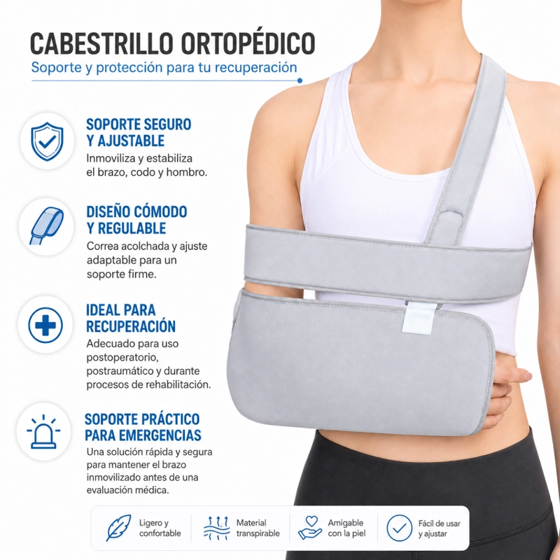 CABESTRILLO PARA BRAZO INMOVILIZADOR HOMBRO CODO BRAZO - 3