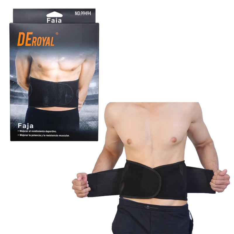 FAJA PROTECTORA LUMBAR DEPORTIVA SOPORTE COMPRESION - 1