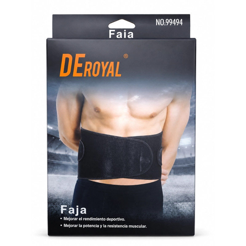 FAJA PROTECTORA LUMBAR DEPORTIVA SOPORTE COMPRESION - 7