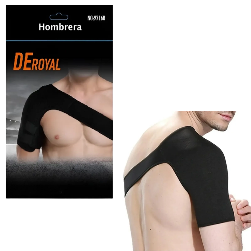 HOMBRERA ELASTICA DEPORTIVA SOPORTE PROTECTOR DE HOMBRO - 1