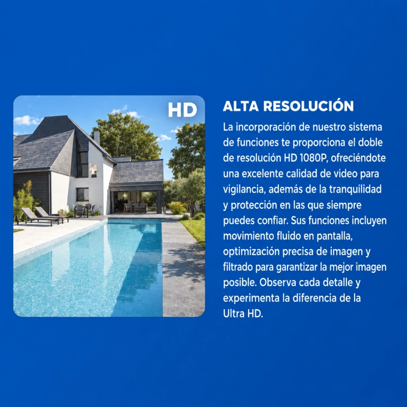CAMARA SEGURIDAD EXTERIOR ALARMA WIFI DOBLE LENTE IP66 - 5