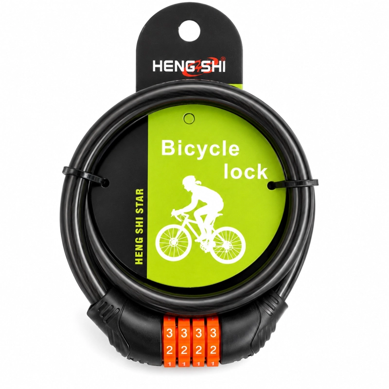CANDADO CABLE SEGURIDAD BICICLETA COMBINACION NUME RICA - 1