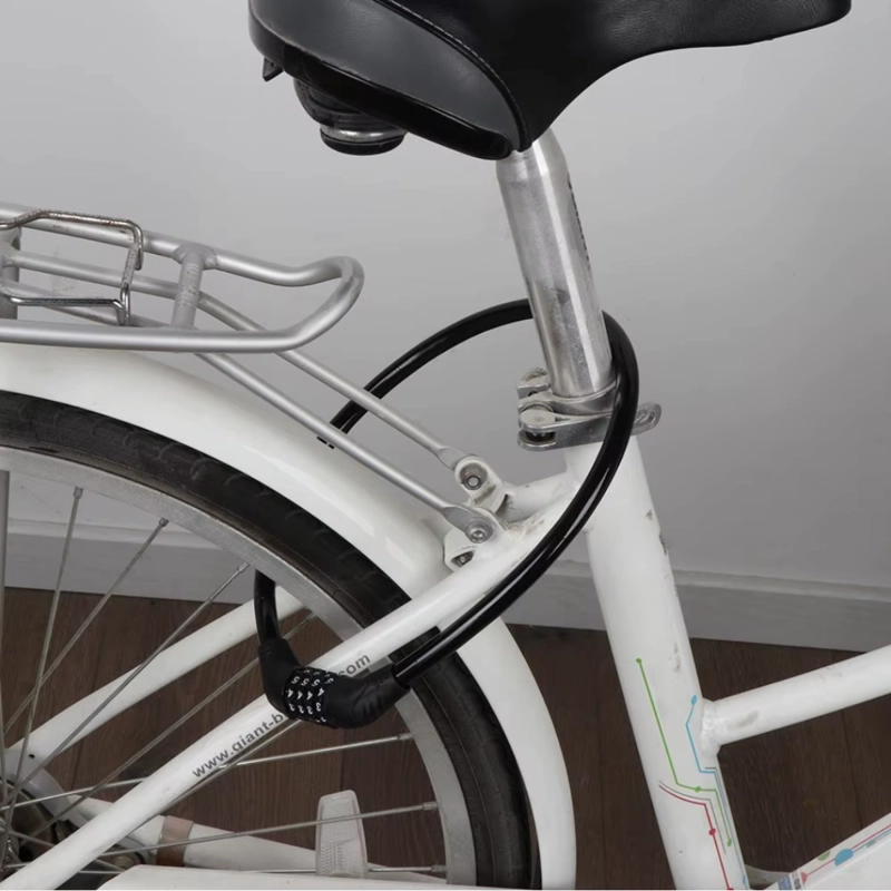 CANDADO CABLE SEGURIDAD BICICLETA COMBINACION NUME RICA - 4