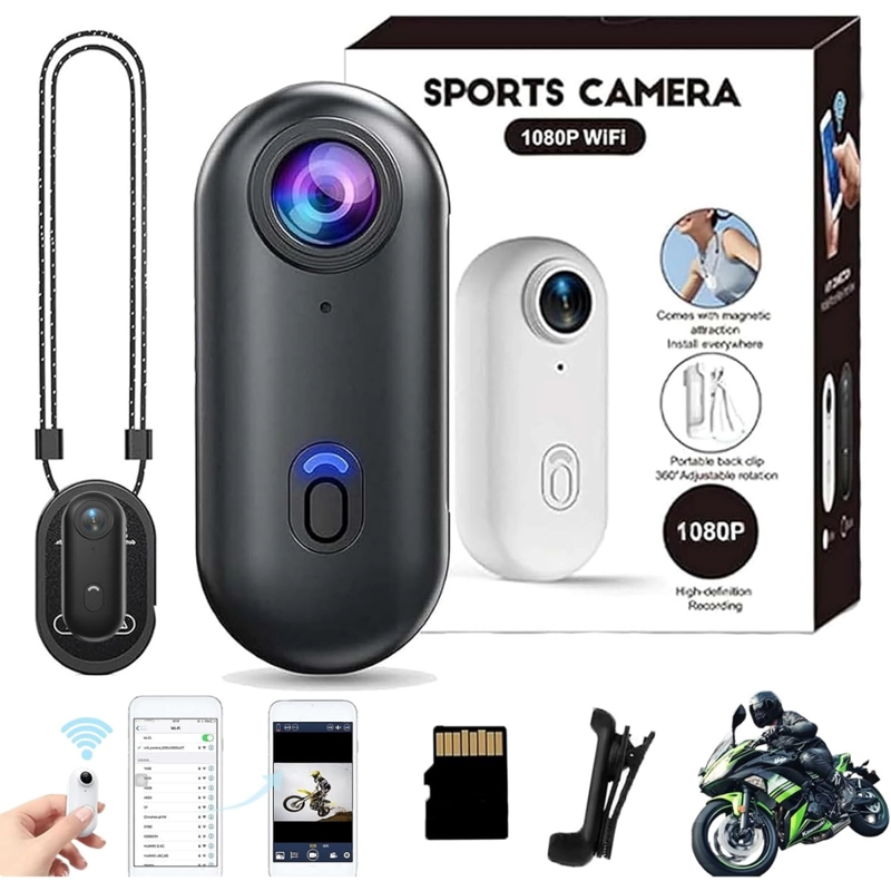 MINI CAMARA DEPORTIVA WIFI 1080P MAGNE TICA H.264 - 1