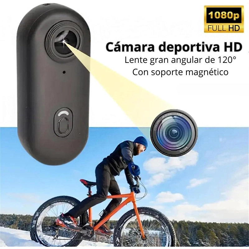 MINI CAMARA DEPORTIVA WIFI 1080P MAGNE TICA H.264 - 4