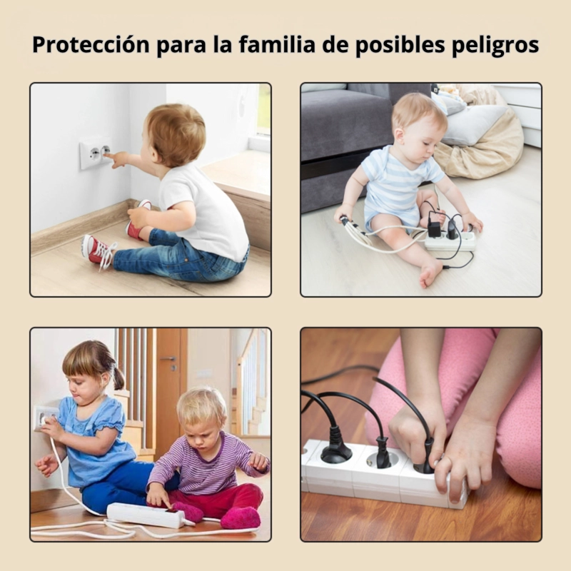 PACK 8 PROTECTOR DE ENCHUFES PARA SEGURIDAD BEBE S - 5