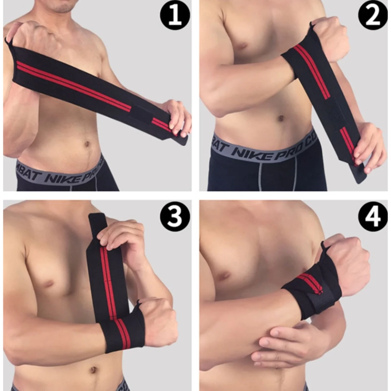 MUÑEQUERA DEPORTIVA ELASTICADA COMPRESION CROSSFIT GYM - 2