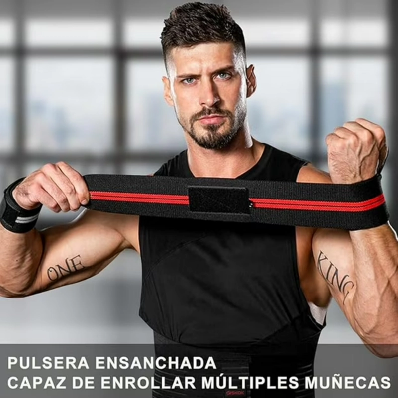 MUÑEQUERA DEPORTIVA ELASTICADA COMPRESION CROSSFIT GYM - 5