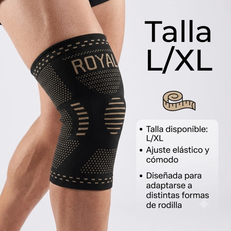 RODILLERA ELASTICA DE COMPRESION DEPORTIVA TALLA L/XL - 4